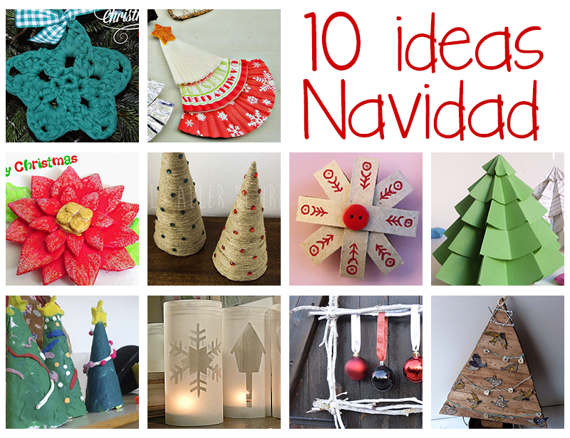 10 Ideas: Manualidades de Navidad | Papelisimo