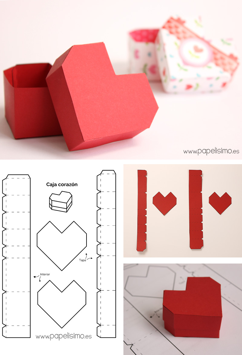 Caja-de-papel-corazon-Paper-heart-box-diy